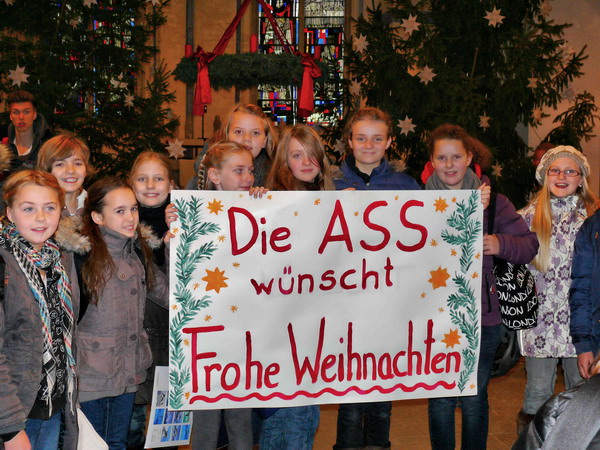 An Tagen wie diesen feiert die Albert-Schweitzer-Schule ihre Weihnachtsandacht in St. Martin