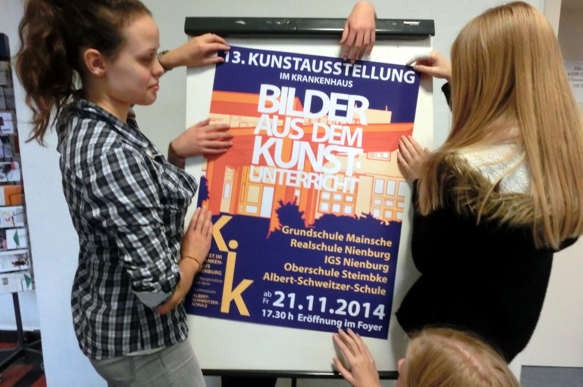 13. KiK – Nienburger Schulen stellen Bilder im Krankenhaus aus